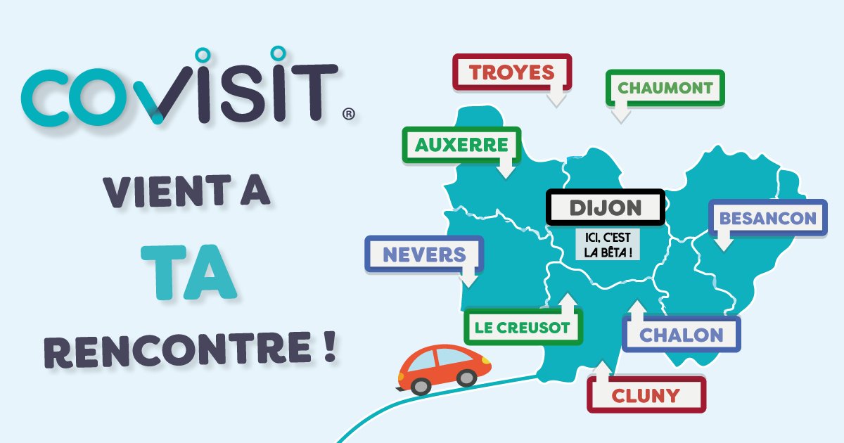 Covisit va à ta rencontre ! 😁🎉

Rendez-vous chaque soir, à partir de 18h, pour vivre avec nous le voyage 🚗