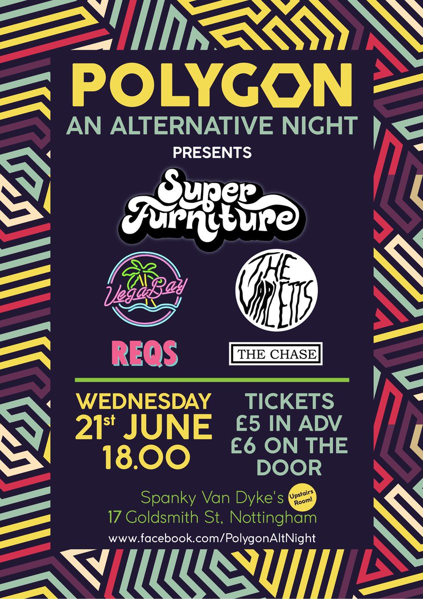 reqsband's tweet image. 💥NOTTINGHAM💥 We&apos;ll be playing alongside some incredible bands next Wednesday at @SpankyVanDykes