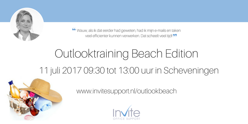 CindySmitsOS's tweet photo. Outlooktraining Beach Edition op 11 juli in Scheveningen. Nog tips nodig om rustig je vakantie in te gaan? https://t.co/aucYhAJaQC