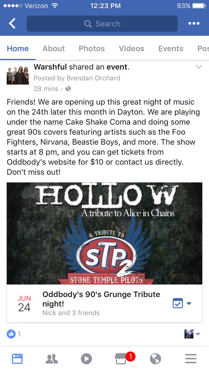 Warshful (@warshfulband) on Twitter photo 