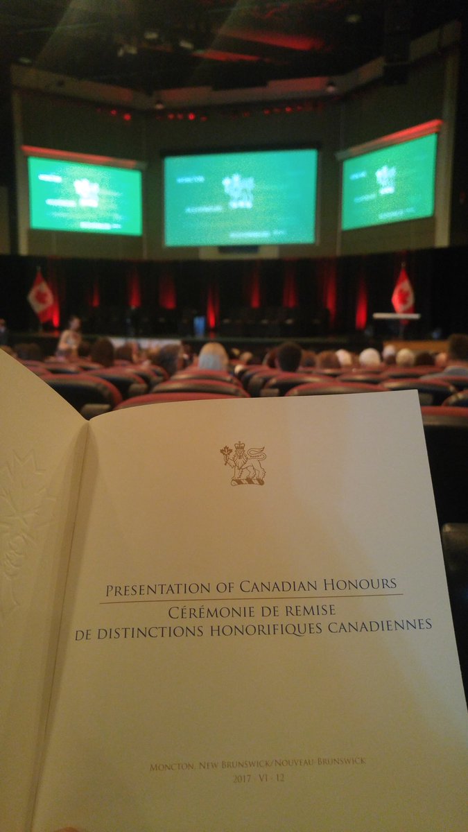 EasterSealsNB's tweet photo. We're in Moncton today celebrating great Canadians! #canadianhonours #NBProud https://t.co/Cqm3HHRLcZ