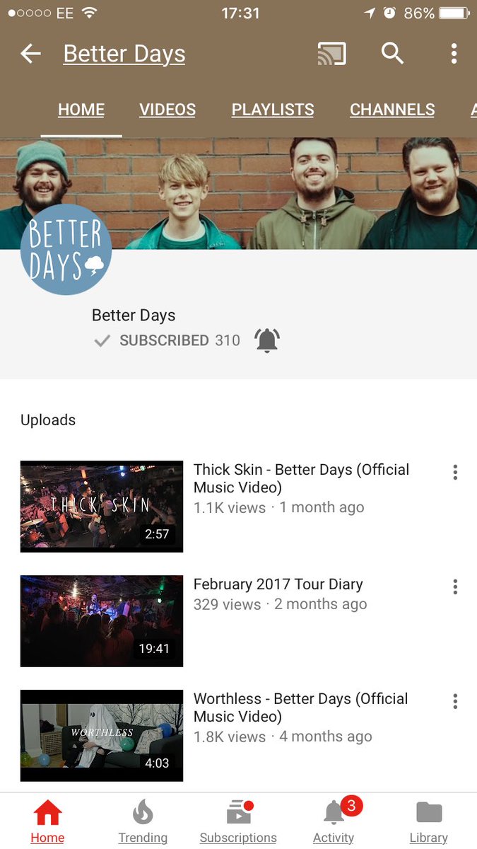 LDOD_LONDON's tweet photo. @betterdaysband 🙌🏼 https://t.co/ssuSzOmOBz