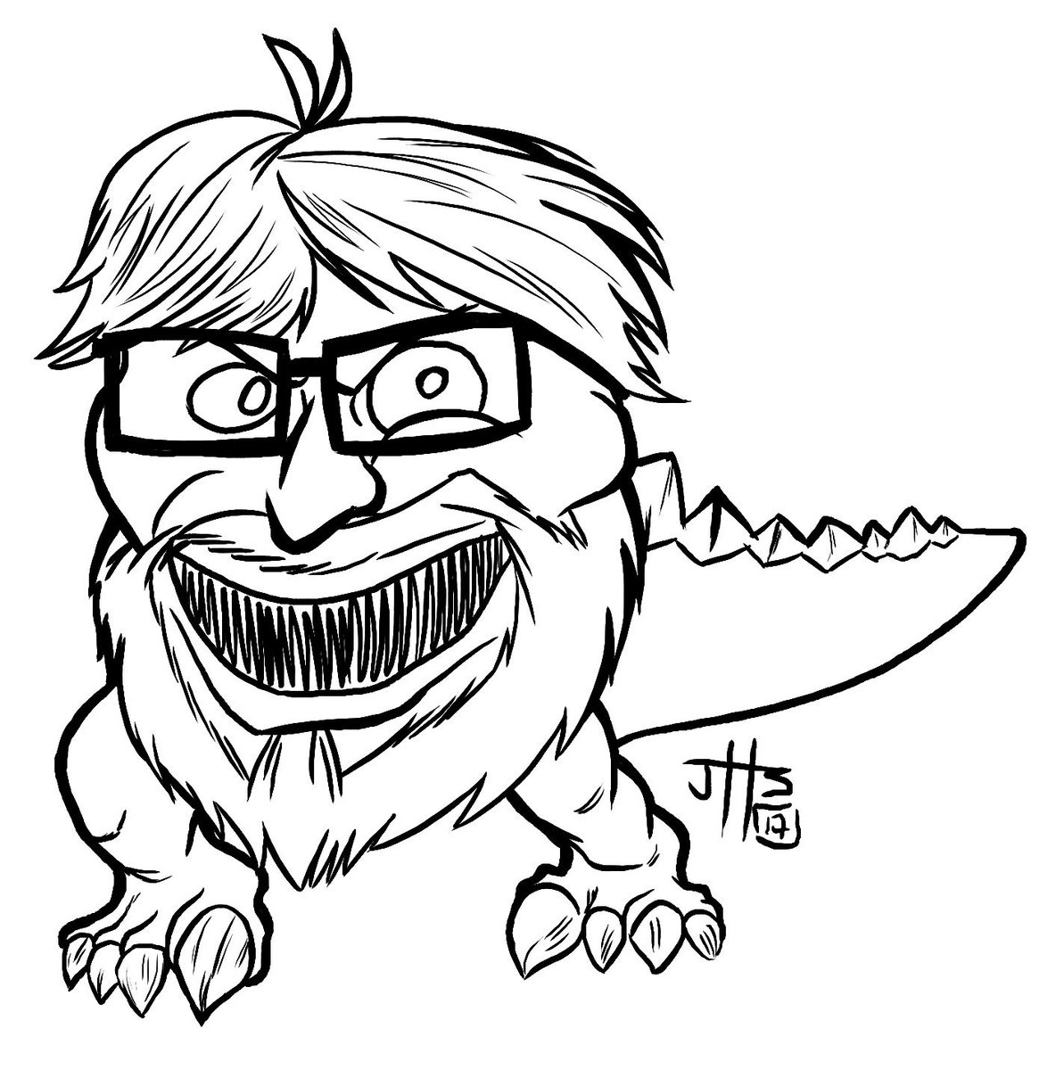Warmup sketch for today, a Squig Eddie, a Squeddie? <a href="/ED__E/">Eddie Eccles(⚔️🔨)+🎲🎨:🍄👽🦌🏰</a> <a href="/Sixdiceskills/">Rufio is on blue sky - follow me</a> <a href="/CheekyBNOC/">dan</a>