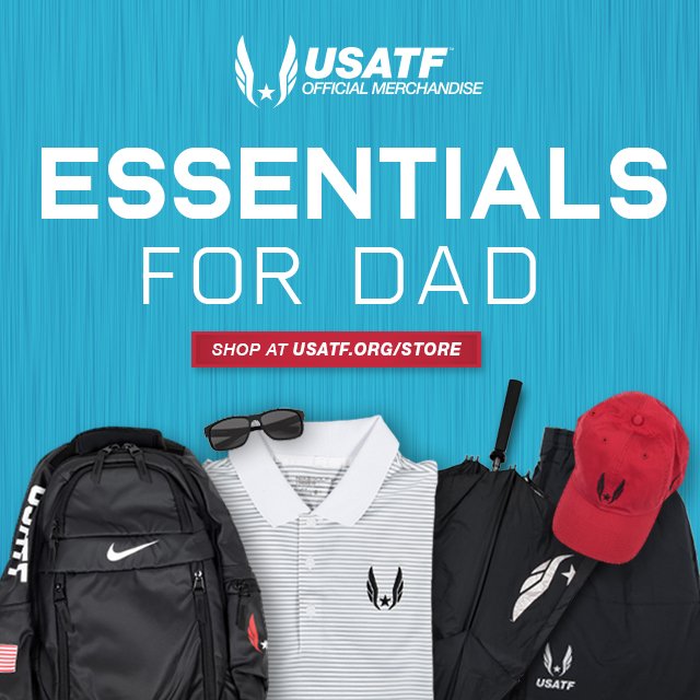 usatf's tweet photo. Get your #USATF Store orders in ASAP! We have all the essentials to help you celebrate #FathersDay in style.

🛒 NOW: https://t.co/GhWFoGbOM5 https://t.co/4JjVrBgHlS