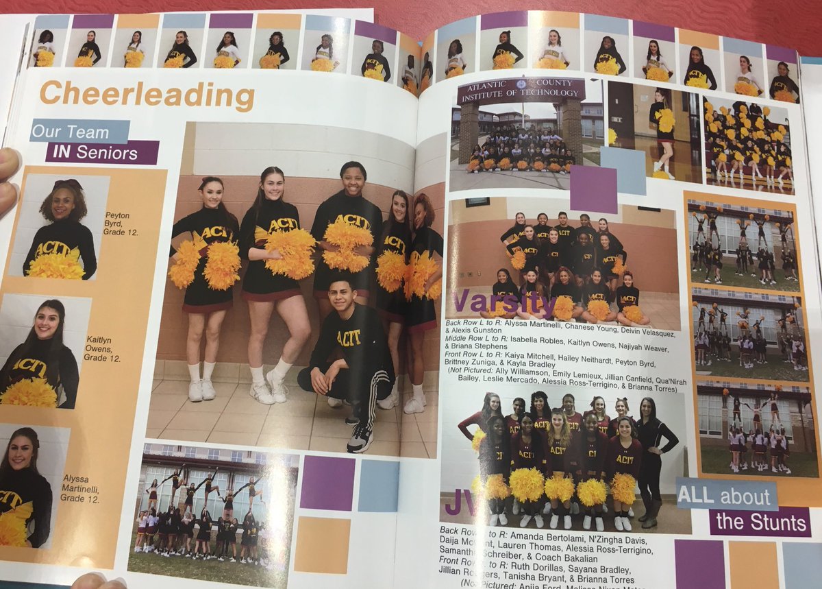ACITcheer's tweet photo. Check us out in the yearbook! #acitcheer #redhawkruckus https://t.co/VxRDd7IfJq