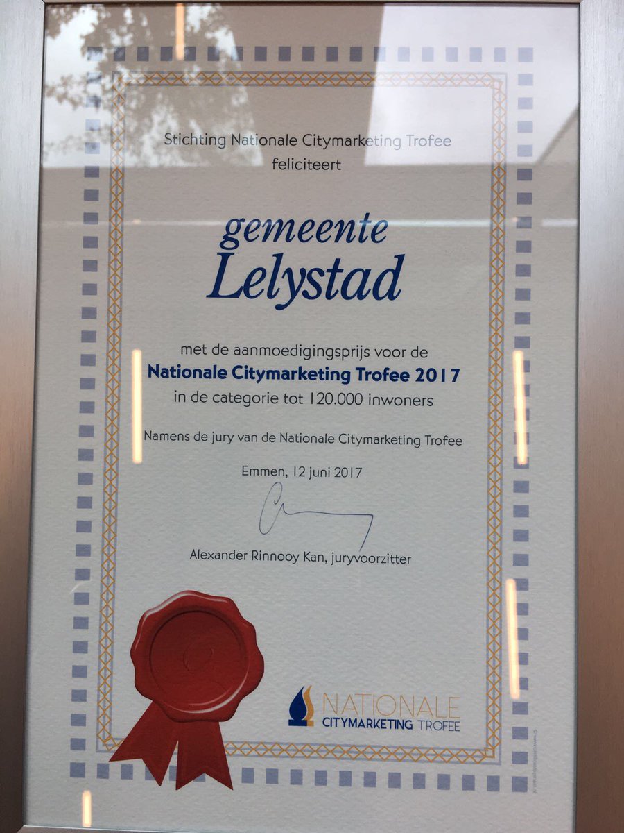 Lelystad ontvangt Nationale Citymarketing Aanmoedigingsprijs! #ncc17
citymarketinglelystad.nl/lelystad-wint-…