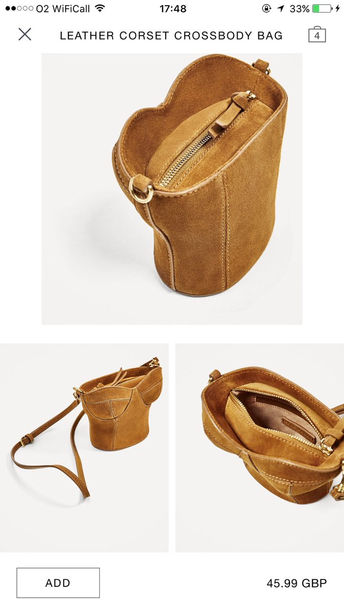 BeckyLowers's tweet photo. Really disappointed in Zara for trying to bring back the 'corset bag' 😩 https://t.co/ulFErR90zb