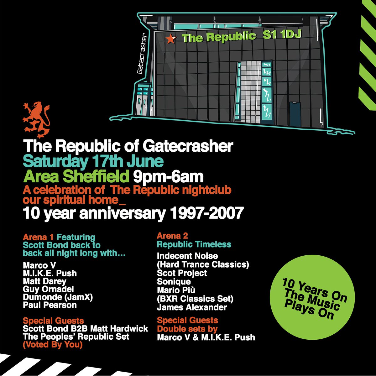 T4SMGroup's tweet photo. #T4SMGroup artists Marco V, M.I.K.E Push, Indecent Noise and resident Scott Bond play Gatecrasher in Sheffield, UK this Saturday night! 🇬🇧 🔥 https://t.co/eO3hUMMLG1