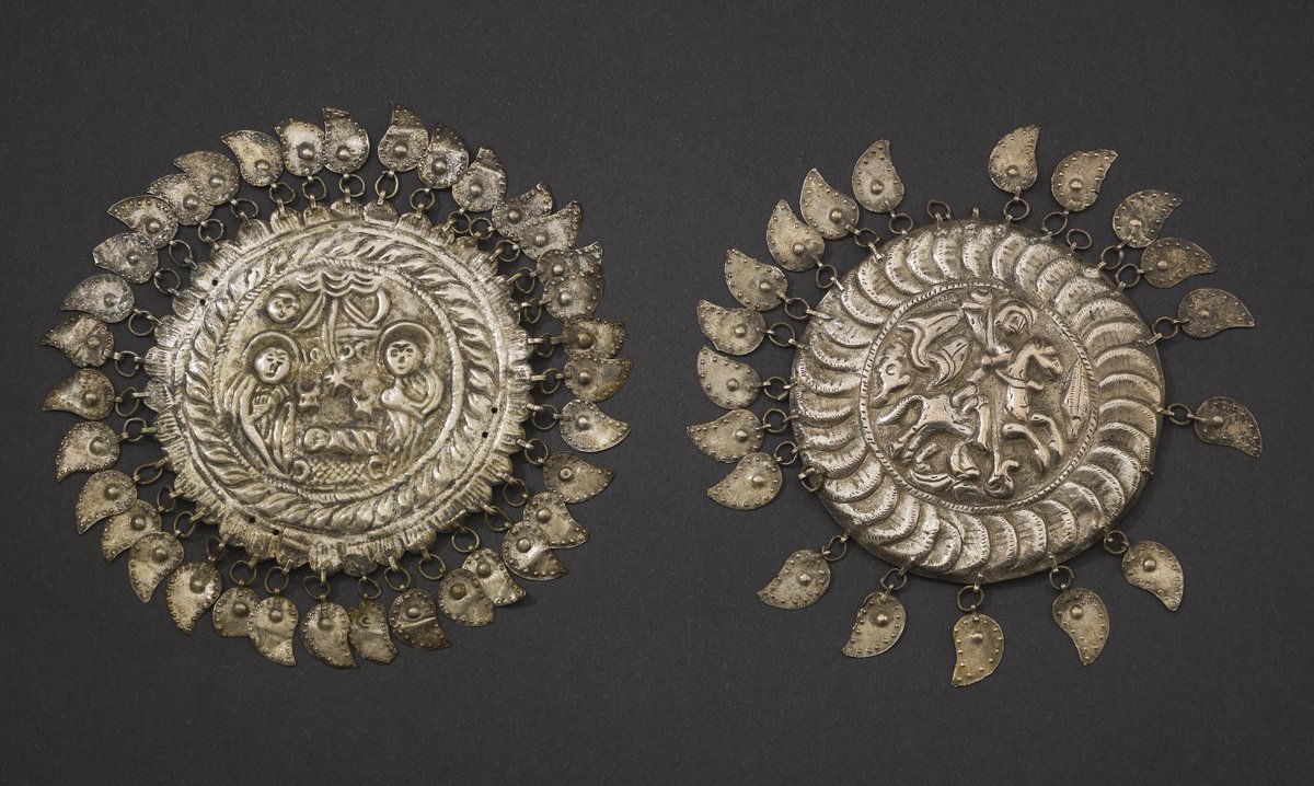 britishmuseum's tweet photo. In the Balkans, jewellery has traditionally been worn to mark rites of passage, protect from evil spirits and to jangle when dancing! https://t.co/dxJQ55vacb