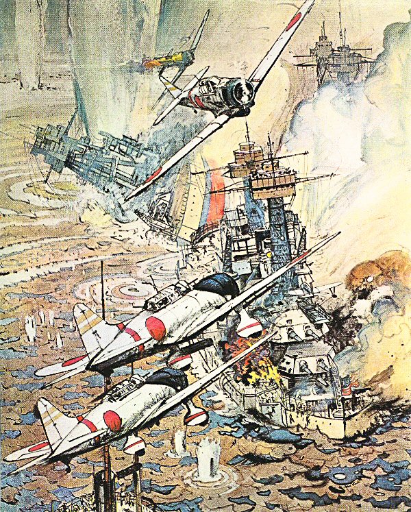 JustPrintMoney's tweet photo. Robert T. McCall / publicity art for TORA, TORA, TORA (1970) https://t.co/tZoqffsAS7