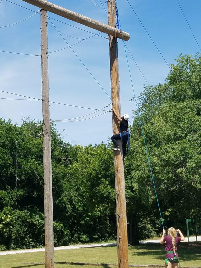 BlueSkiesOKC's tweet photo. @shilohcamp #ropescourse rising to new heights! #summerschool #21clcc @okcpsfoundation @OKCPS https://t.co/r9zqbOGNJ0