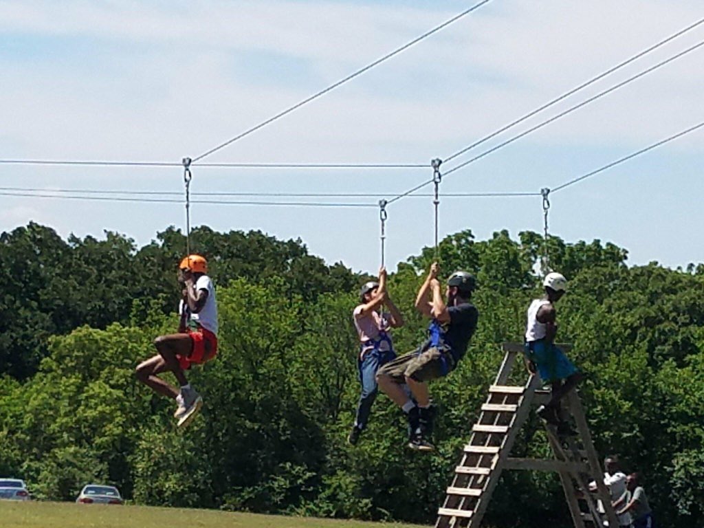 BlueSkiesOKC's tweet photo. @shilohcamp #ropescourse rising to new heights! #summerschool #21clcc @okcpsfoundation @OKCPS https://t.co/r9zqbOGNJ0