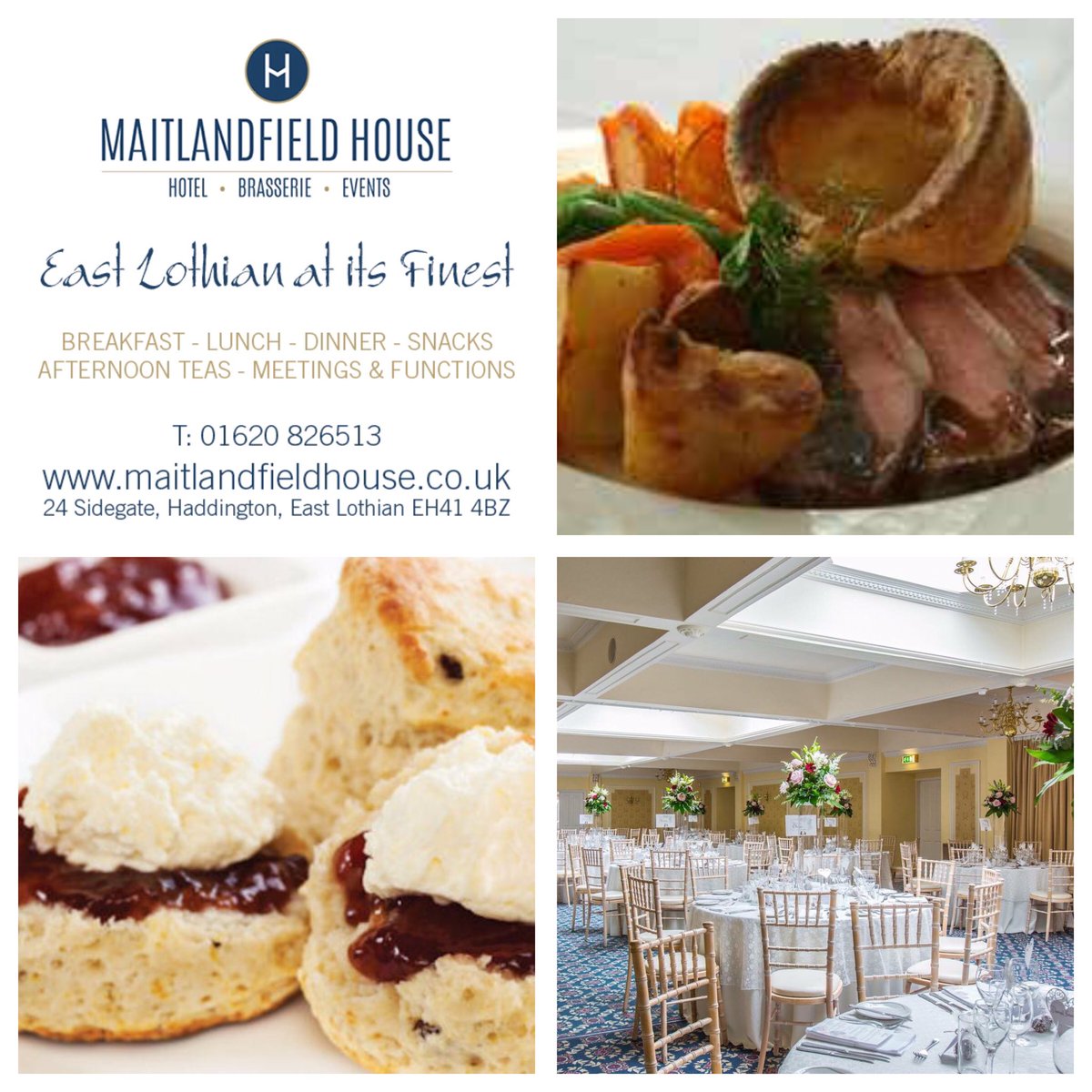 Join us this Father's Day Sunday for lunch or afternoon tea in <a href="/goeastlothian/">Visit East Lothian</a> <a href="/abouthaddington/">Haddington</a>