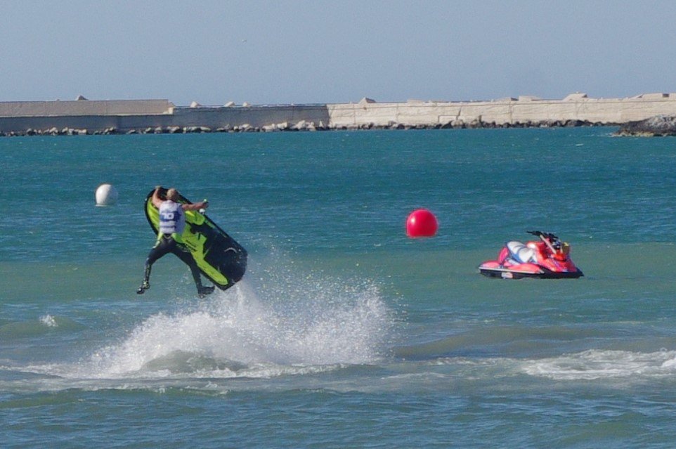 HoteliMelograni's tweet photo. Is this man walking on water? #Miracle or #jetski? #aquabike #GPofMediterranean #RunaboutGP1 #Freestyle @AquabikeWorld @bushell158 #SkiGP1 https://t.co/TKOXW6c6dl