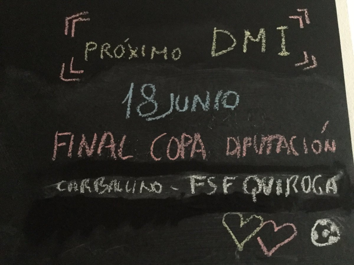 AlbaQ16's tweet photo. Imos @FsfQuiroga!! Se está na pizarra dos DMI nada pode saír mal! 💪🏼⚽️💚

#UnhacorUnhapaixón 
#QueremosaCopa 
#RoadtoXinzo https://t.co/cTF7ZnsmmD