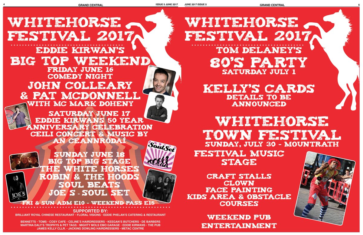 WorkshopGymLS's tweet photo. Comedy &amp; Music event this weekend in Mountrath!! Only €10 to see John Colleary &amp; Pat McDonnell with MC Mark Doheny on Friday night!! https://t.co/jeCK1nsMU7