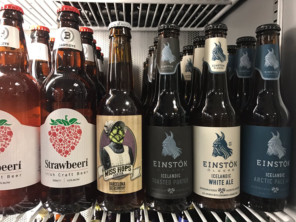 A few new additions to the range and a few old ones back from <a href="/AlltechBrews/">Alltech Brews</a> #craftbeer #germanbeer #icelandicbeer #irishbeer #spanishbeer 🍺
