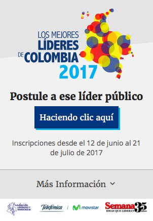 LaRedLider's tweet photo. Hoy se abrió la convocatoria al premio Mejores Líderes de Colombia 2017, en su séptima edición https://t.co/ytKIiN53oK https://t.co/byAJCB06zW