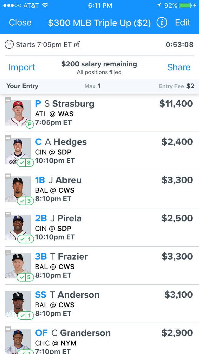 dfsLuck tweet picture