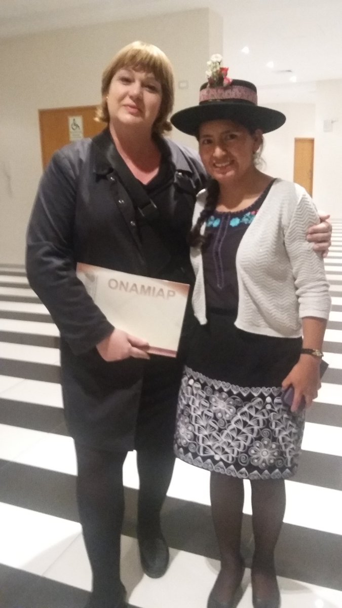 SoStanke's tweet photo. Très belle rencontre avec Tania  Pariona ,membre du congrès de la République du #Pérou #FemmesEn Politique https://t.co/19j38Vonmf