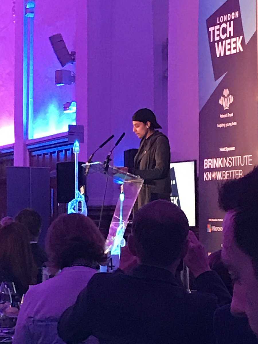 JoDaltonandCo's tweet photo. Inspirational speech from one of the Princes Trust ambassadors, fantastic work #LDNTechweek #princestrust #lovelondon https://t.co/eHezOIEZW2