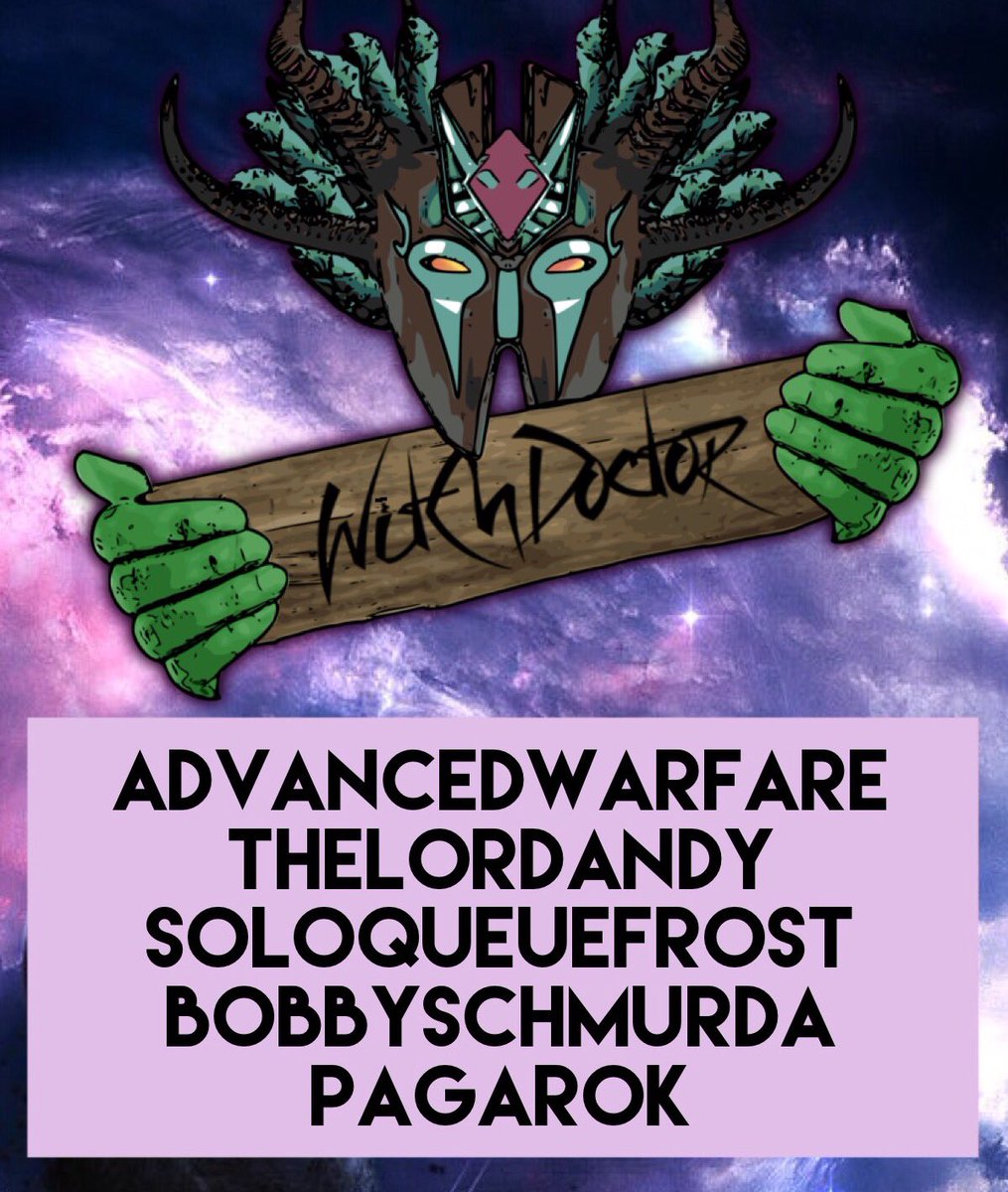 WitchDoctorGG's tweet photo. Announcing the creation of our first @Vainglory competitive team! Show the squad some love 🗿💚 #SpreadTheCleanse https://t.co/doKeOXvDAQ