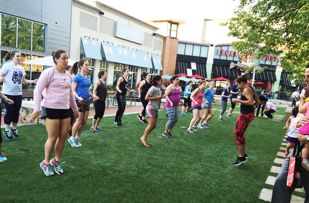 Who's meeting us on the Green for <a href="/kickitbyeliza/">Kick It By Eliza®️</a> tomorrow at 7pm! Kick It on the Green occurs every Tuesday all summer long! #FreeFitness