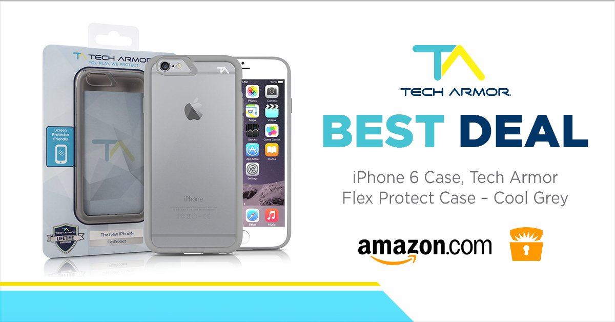 TA_TechArmor's tweet photo. Want another option for a grey #iPhone 6 case? We've got one here! #GoldBoxDeal https://t.co/pOY2boveAl https://t.co/TIXHMb6QIN