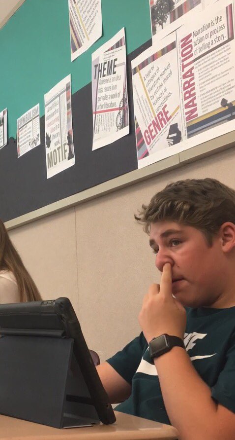 ShalomTeva's tweet photo. Caught! Our newest member has been exposed in class! https://t.co/fihDKpq66M