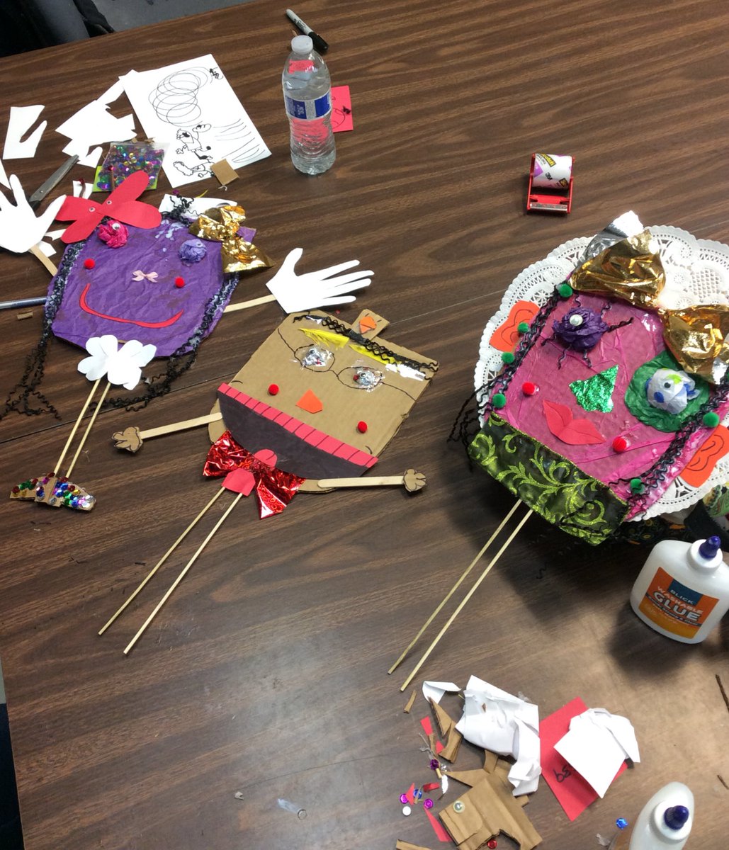 This week for the 7-10 year olds Young at Art summer program is Lily Del Valle's Thinking in Terms of Shape class. Plenty of room left!