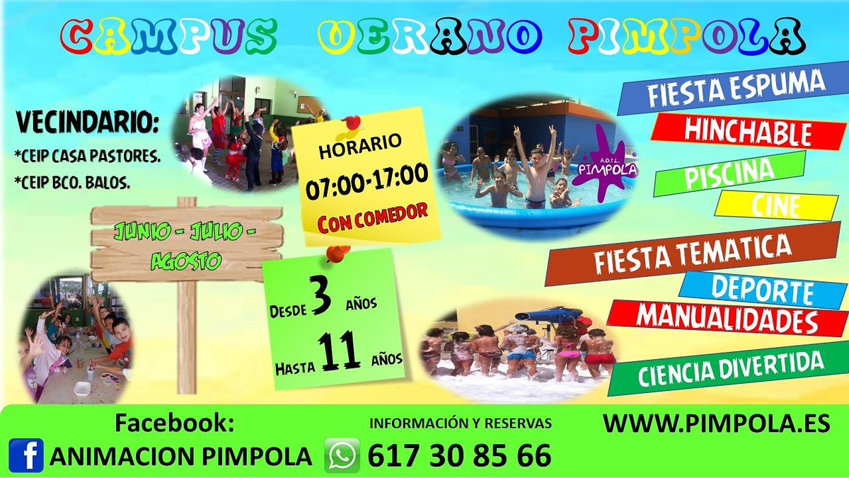 RafaNathani's tweet photo. Infórmate en el campamento mas divertido del verano.
617 30 85 66 https://t.co/xaNacqkoBq