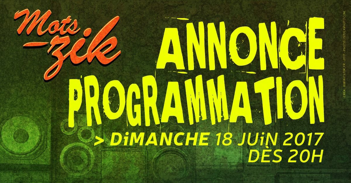 motszik's tweet photo. Vous faites quoi dimanche à 20h ?
#motszik #programmation https://t.co/AhKRjshGz6