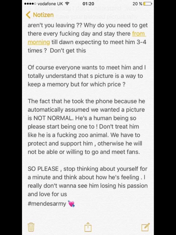 sc_tommo's tweet photo. I completely agree with this.He's a human too,and If we love him we should respect his private life!❤
Please reetweet this!😇 #shawnmendes https://t.co/sajaML5H9s