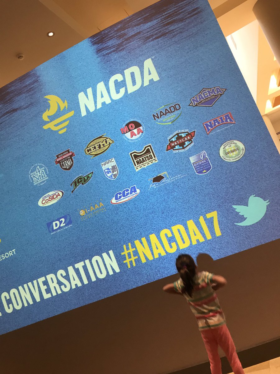imryh's tweet photo. Great first full day at #NACDA17. 

#CoSIDA17 - 1 panel
#CABMA17 - 2 panels
#NACMA17 - 2 panels

Interesting &amp; comprehensive mix of topics! https://t.co/XDobJXH2Vw