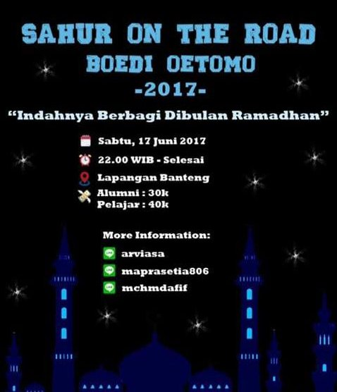Ramaikan! <a href="/boedoet2011/">Raxify 65</a> <a href="/boedoet2012/">SMA Boedoet 2012</a> <a href="/Boedoet2013/">Boedi Oetomo 2013</a> <a href="/Boedoet2014/">SMAN 1 JAKARTA</a> <a href="/Boedoet2015/">BØEDØET 2015</a> <a href="/boedoet2016/">Boedoet70</a> <a href="/Boedoet2017/">BOEDOET 2017</a> <a href="/Boedoet2018/">SMAN 1 JAKARTA</a>