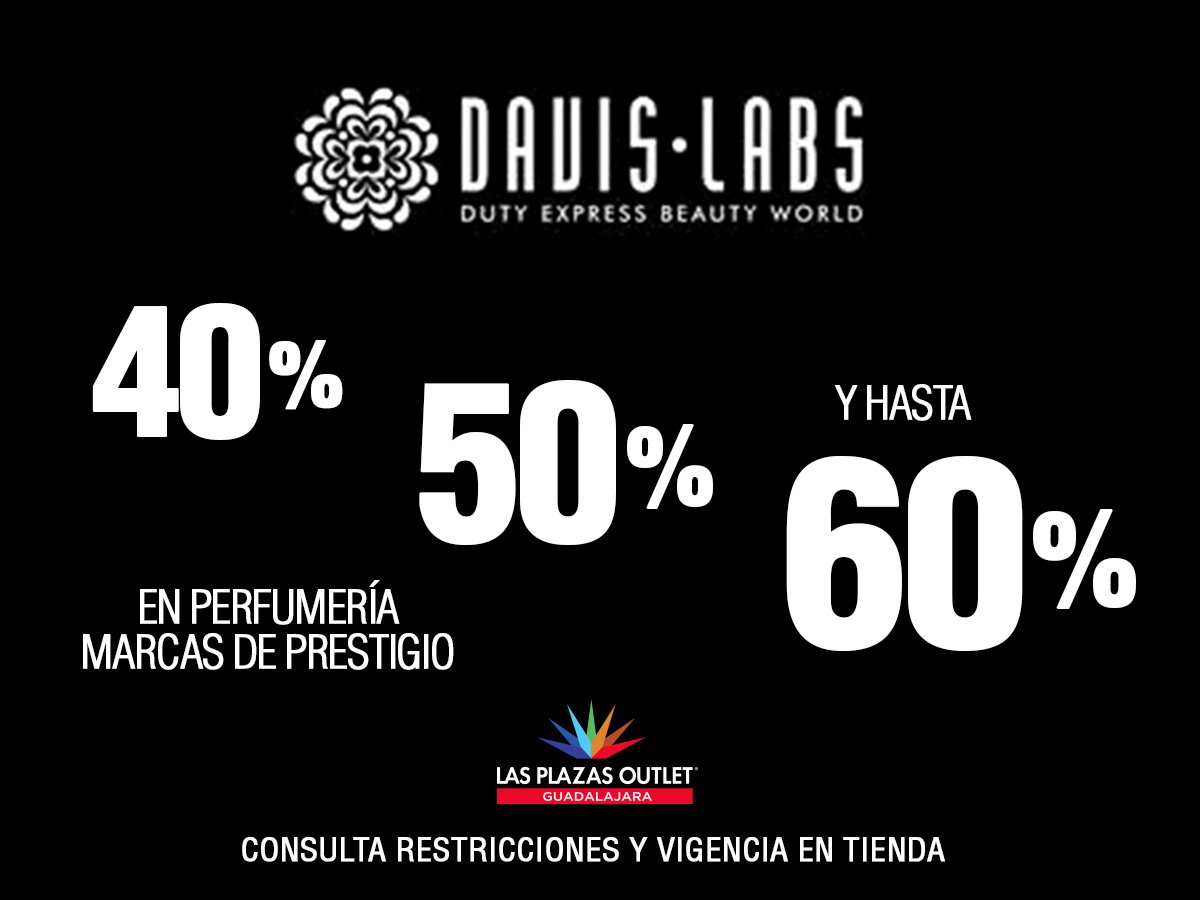 OutletGDL's tweet photo. ¡Vuelvete irresistible con una fragancia exquisita! #DavisLabs perfumería 40, 50 y hasta 60% de descuento en marcas de prestigio ✨ https://t.co/bdGRrZJmGR