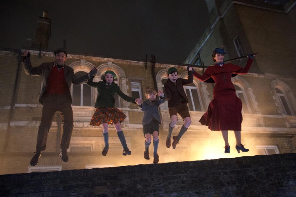 Disney's tweet image. See these cream of the crop, tip of the top first look images from the upcoming sequel #MaryPoppinsReturns!