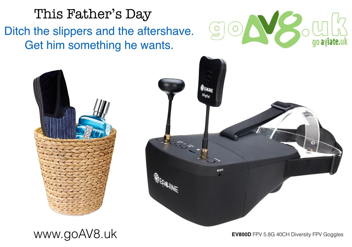 goAV8_uk's tweet photo. This #FathersDay .. #fpv #fpvflying #drones #droneracing #quaddiction #fpvaddiction #drone #tinywhoop #tinywhoopee #dronelife #uav #rc #gift https://t.co/sCvHyuQeIF