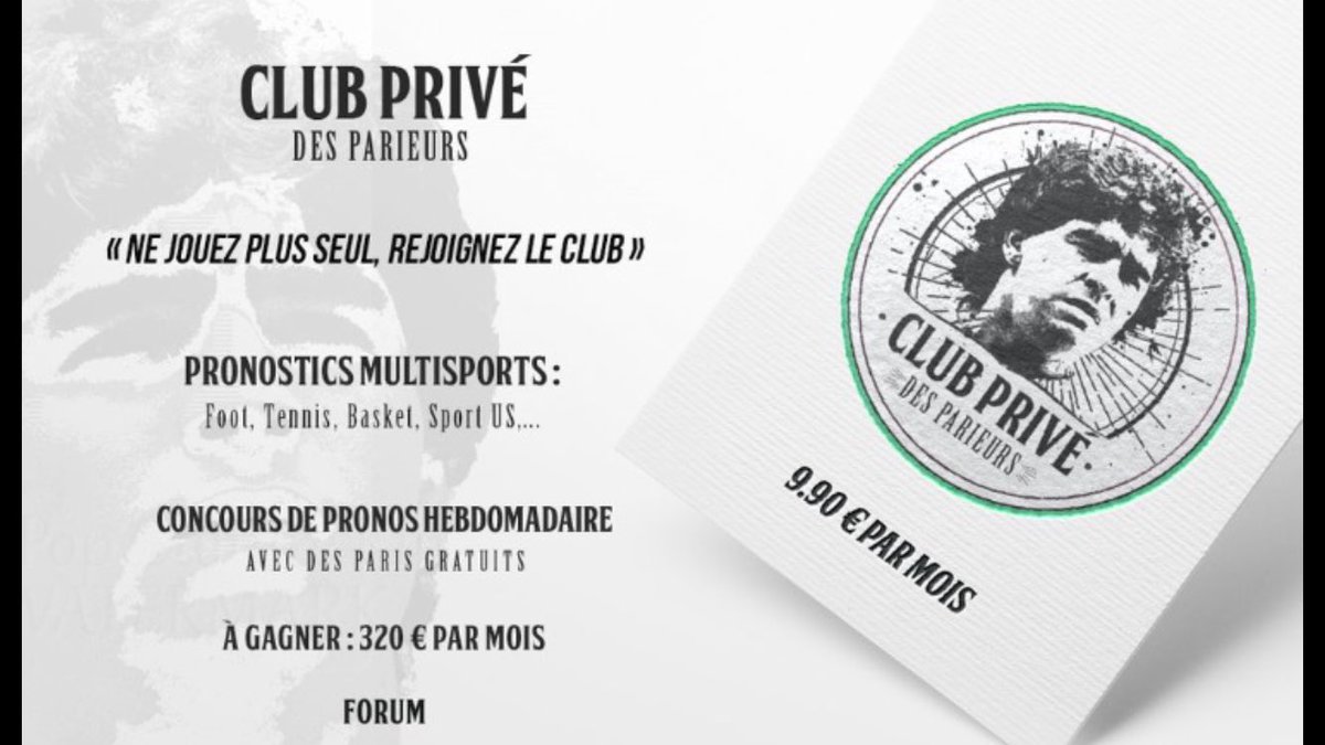 Stoy____'s tweet image. 🎁1 VIP au Club d'1 Mois🎁

club-prive-des-parieurs.com

Follow @Hutchy_Prono @Moz_ClubParieur @GrandsPronos @Rugbytipss @GreenProno 

RT &amp;amp; Fav