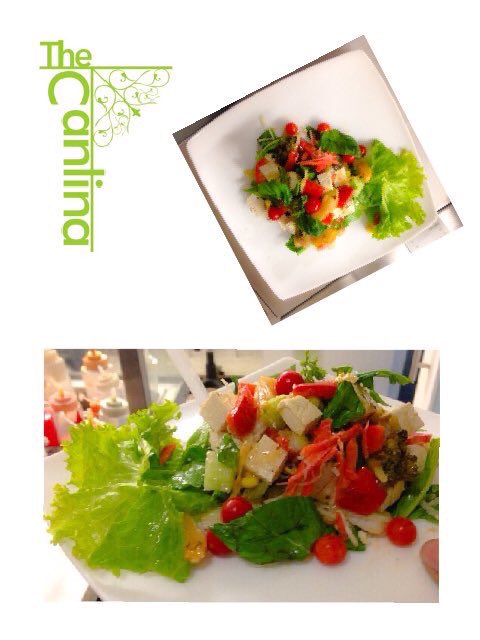 Tofu salad #TheCantinaspecial #chefspecial #saladoftheday #Tofu #Healthy #lotsofgreens #foodgasm #foodmood