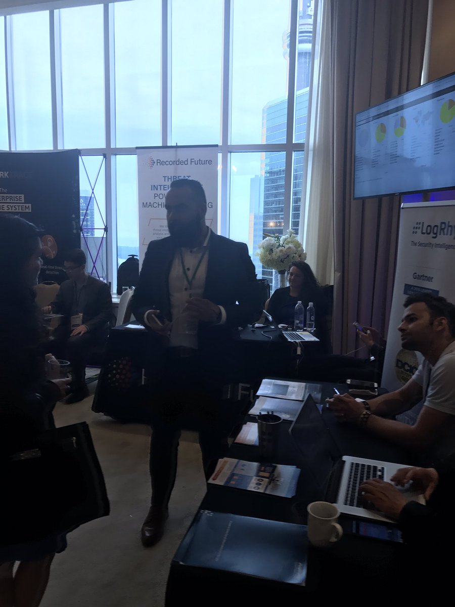 TeriRnNY's tweet photo. Expo Hall is open for business #RiskSecToronto @SCMagazine https://t.co/ev4F7eXCj5