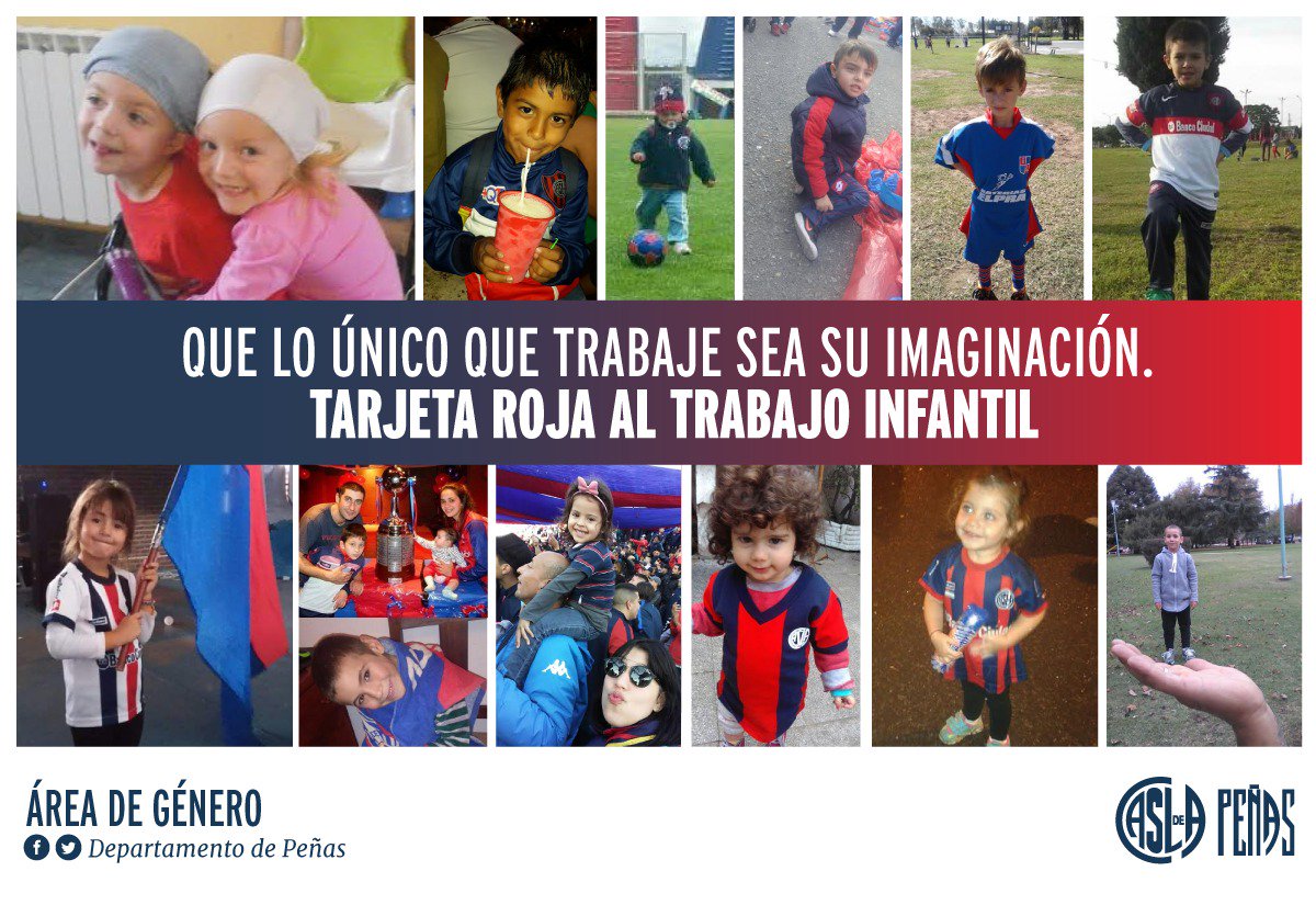 Cuervos_GLH's tweet photo. Que sólo se cansen, pero de jugar. 12 de junio: Día Mundial contra el Trabajo Infantil.

#ÁreaDeGénero #CASLAPeñas 🔵🔴🔵 https://t.co/BoHF9fp7be