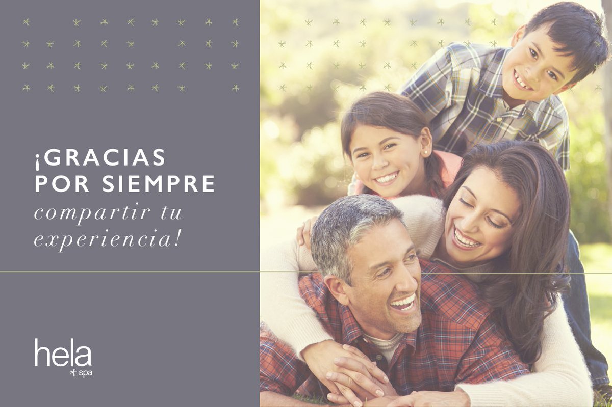 ¡Es turno de consentir a papá y qué mejor que hacerlo en #HelaSpa! ¡Feliz Día del Padre!