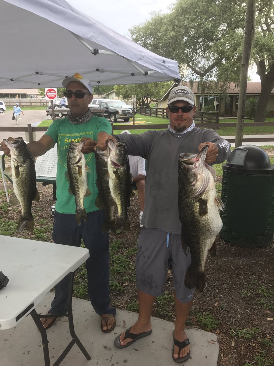 Congrats to Sil Rock and Blaine Partee on their 20lb limit anchored with a pig 10.00 big bass.