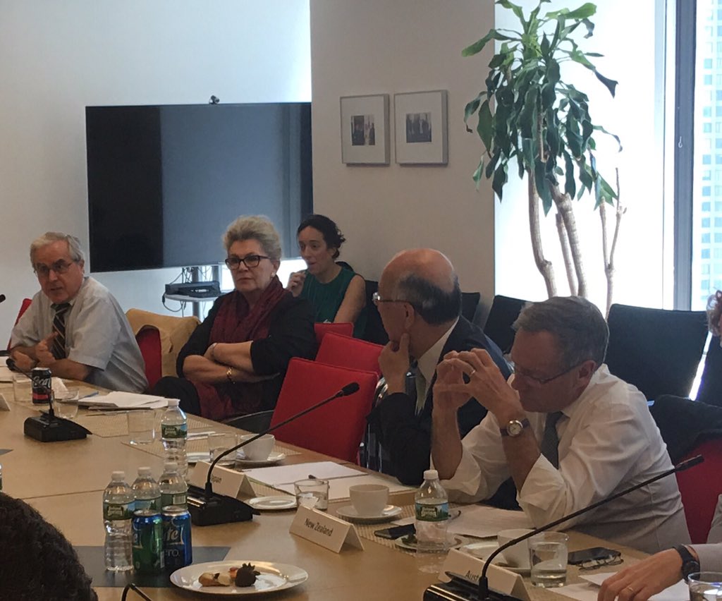 KatalinBogyay's tweet photo. Members of #ACT group countries believe in a more effective #SC.The dialogue w/PR OF @JapanMissionUN was informative&fruitful #workingmethod https://t.co/YF9C2FRMWx