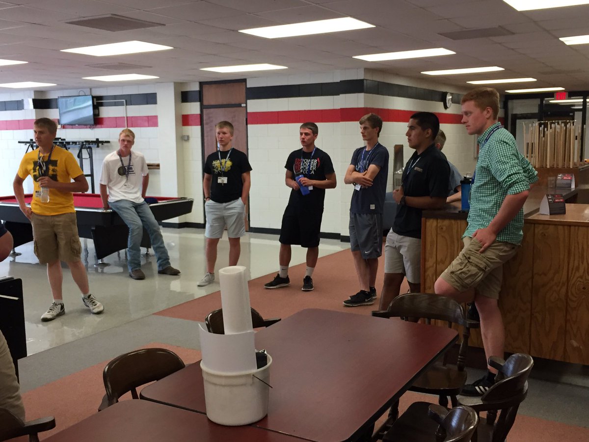 ndboysstate's tweet photo. The Nationalists getting ready in the war room. #75thNDBS #NDBS17 https://t.co/g9RZn3jgRy