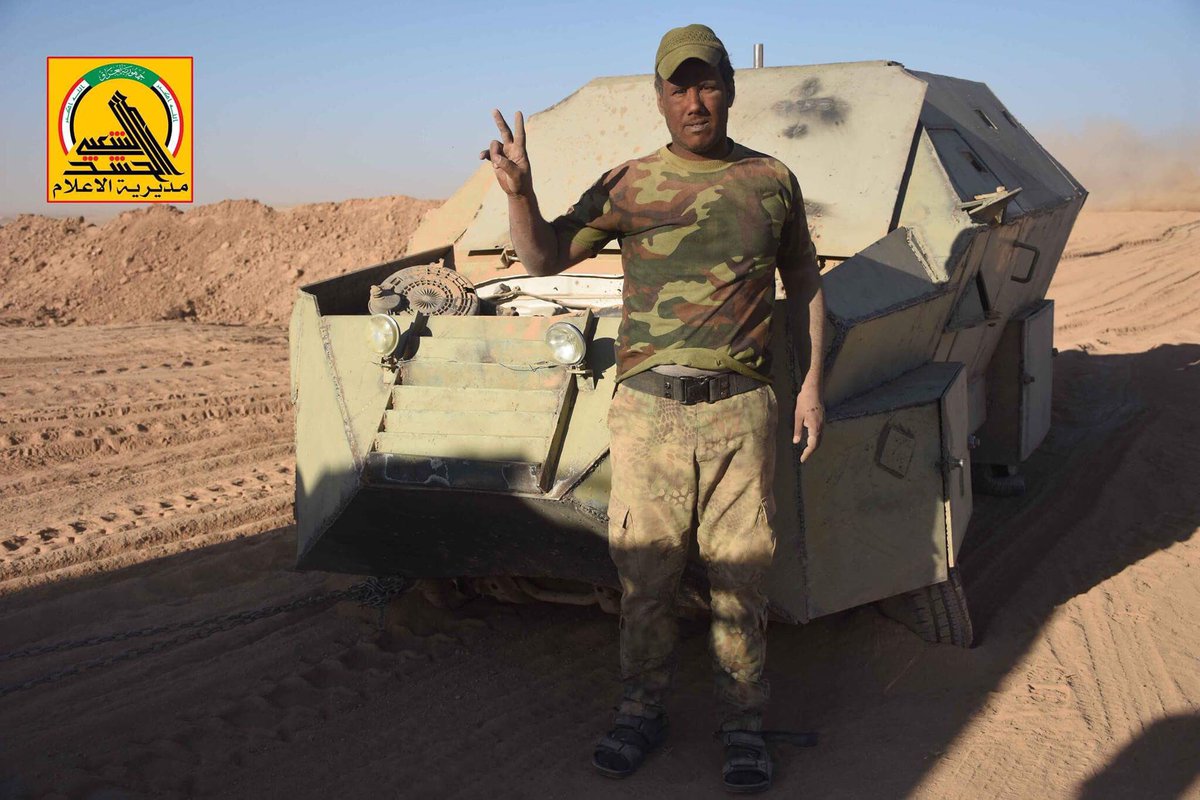 IraqNews17's tweet photo. بعد كل محاولة هجوم لعناصر #داعش الارهابي على سواتر #الحشد_الشعبي على الحدود العراقية - السورية.. هذا ما يتبقى منهم https://t.co/nPFTXsFfpA