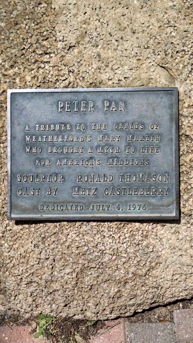 BekkiRGermany's tweet photo. We found #PeterPan #MaryMartin Weatherford #Texas https://t.co/wUZhrtg3Fk
