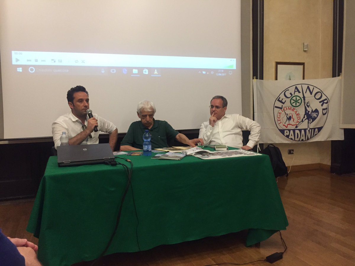davideborghi's tweet photo. @LegaNordSaronn @FagioliSindaco @sala_claudio con Leo Siegel:1996-2016 dal giuramento ai referendum https://t.co/kn1suNhQ8r