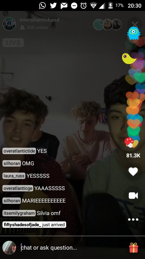 silviagumi's tweet photo. I WAS JUST ALL THE TIME TYPING 'OMG' COZ OMG GUYS OMG IT WAS AMAZING OH GOD ❤😩😭🙈 @Over_Atlantic #OALIVE https://t.co/iEXR5iRdnG